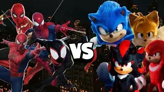 Team Spider-man vs Team Sonic