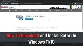 How To Download and Install Safari In Windows 11/10 (Guide)
