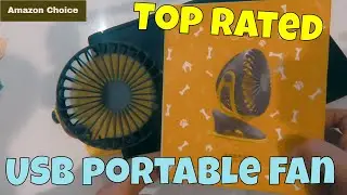 Amazon Choice Ultra Quiet Mini USB Desk Fan / Stroller Fan Review