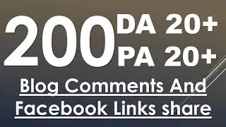 200 dofollow blog comments high da pa