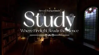 Rain & Thunder Sounds with Fireplace | Relaxing Background Music for Sleep & Study