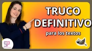 ✅ Cómo AÑADIR TEXTO en GIMP [Tutorial rápido]