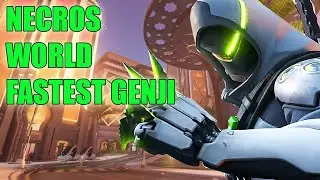 NECROS WORLD FASTEST GENJI GAMEPLAY - PRO OVERWATCH SEASON 24