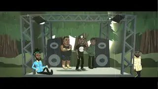 Jamakabi Ft. Durrty Goodz, Footsie, Big Narstie & Devilman - Wickedest Ting Remix (Animation video)