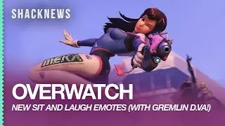 OVERWATCH: New Sit and Laugh Emotes (including Gremlin D.Va!)