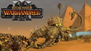 Total War: Warhammer III - Using Sphinxes to play with our Tzeentch-ian Food!