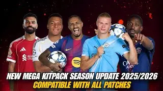 PES 2017 NEW Mega KITPACK SEASON UPDATE 25-26 COMPATIBLE WITH ALL PATCHES