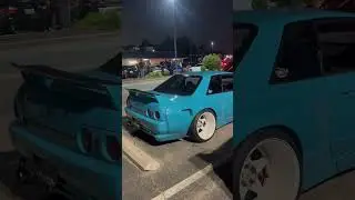 400 of the best cars in VA 🤩🔥 #cars #carmeet #viral #youtubeshorts #delorean #skyline