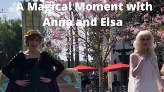Disneyland: Magical Moments with Anna and Elsa! (Frozen) #frozen