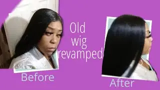 Reinstalling an old lace wig -kima harlem 125