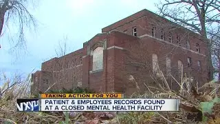 Patient records left behind in abandoned hospital