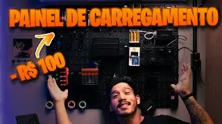 Construindo um PAINEL DE CARREGAMENTO DE BATERIAS para FILMMAKERS com menos de R$ 100 | DIY