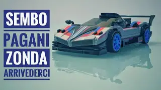 Sembo #714023 Pagani Zonda Arrivederci - Lego Compatible Speed Champions - Speed Build & Pictures