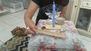 Como montar um altar  simples para os Anjos