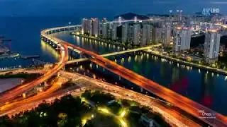 Timelapse_ Dynamic Busan. Korea #96 _ Day to night Centum City (부산 센텀시티) 4k