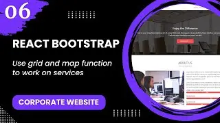 React Bootstrap #6 - Use grid and map function to work on services