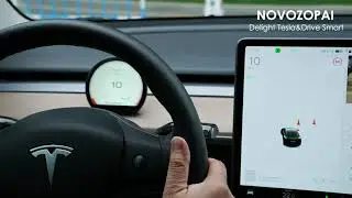 Novozopai Lastest 3.6inch Mini Dashboard Instrument cluster display for Tesla Model Y/3.