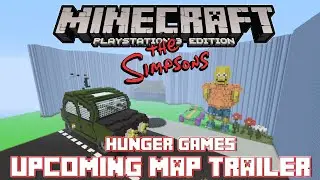PS3/PS4 Minecraft Upcoming Map Release : The Simpsons Hunger Games / Hide N Seek
