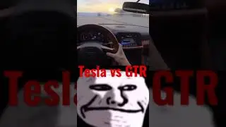 TESLA vs GTR😈 #gtr #youtubeshorts #carlover #jdm #cars #tesla #electric #dragracing