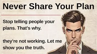 Never Share Your Plan &ndash; Work in Silence || Graded Reader || Improve Your English Fluency ✅️