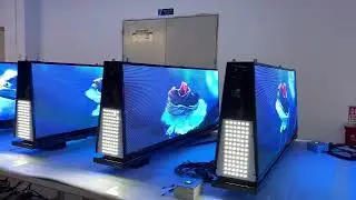NSE LED HD P2.5 Taxi Top LED Display in aging test