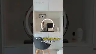 360&deg; flawless lighting with this round LED mirror