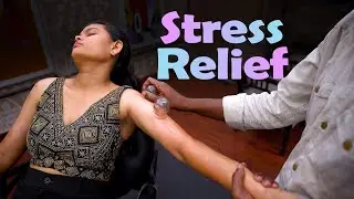 ASMR Hand Massage with Cupping Therapy & Knife Tool | Deep Relaxation & Stress Relief