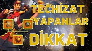 TE&Ccedil;HİZAT YAPANLAR BUNLARA DİKKAT EDİN | Rise Of Kingdoms #lilithgames #riseofkingdoms #rok