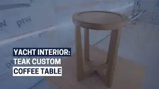 Yacht Interior: Teak Custom Coffee Table | ptw Shipyard