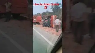 Sudden Accident on Highway 😱 | Real Road Scene#viral #ytshorts #trending #shorts