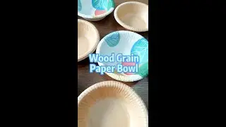 Wood Grain Paper Bowl  #paperbowl #ecofriendly #biodegradable #wholesaleprice