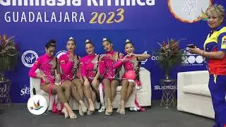 Campeonato Panamericano de Gimnasia Ritmica Guadalajara 2023 Final conjuntos mixto cintas y pelotas