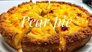 Замечательный грушевый пирог! Как приготовить грушевый пирог! 🍐🥧