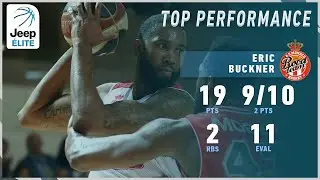 Eric Buckner 19PTS vs Bourg-en-Bresse | Highlights Jeep&reg; &Eacute;LITE