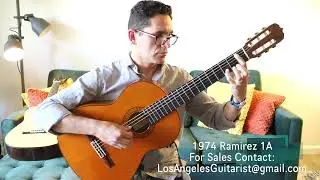 1974 Ramirez 1A (Brazilian/Cedar) - For Sale Top Tier Ramirez Guitar
