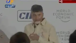 CM Chandrababu Speaks About Hyderabad & Cyberabad Development @ World Economic forum