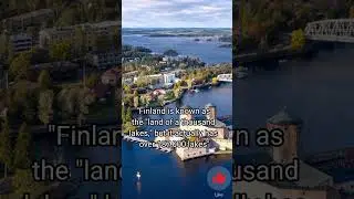Country Of Lakes|Finland #facts #shorts #finland #lake