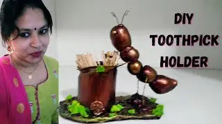 DIY | Tooth pick holder | Best out of waste | Home Decor