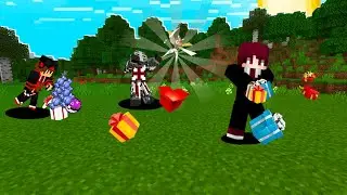EU ENTREGUEI PRESENTES PARA TODOS DO PIXELMON MEDIEVAL