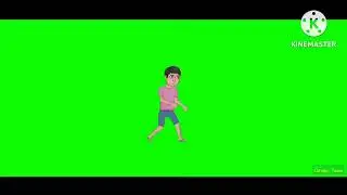 green screen# running boy # walking boy # bothside