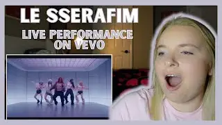 LE SSERAFIM 'Perfect Night', 'Swan Song' and 'EASY (English ver.)' Live Performance on Vevo REACTION