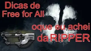 Cod Ghosts : Dicas de free for all com a SMG RIPPER !!