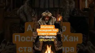 Абулхаир. Последний Хан старого мира.