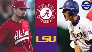 #15 Alabama vs #9 LSU (G2) | 2025 College Baseball Highlights