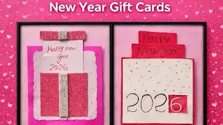 New Year gift Card 2026/ DIY New year card idea