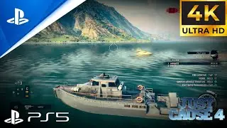 (PS5) Just Cause 4 - I Hijacked the Enemy Ship! | ULTRA Realistic Graphics Cinematic Gameplay