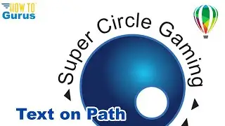 How To CorelDRAW Text to Path on Curve Text on Circle Tutorial