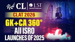 All ISRO Launches of 2025 | CLAT 2026 GK & Current Affairs Preparation | CLLST