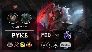 Pyke Mid vs Vayne - NA Challenger Patch 9.12