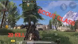 Scout Class Gameplay | Solo vs Squad Battle Royale CODM | 20 Kill